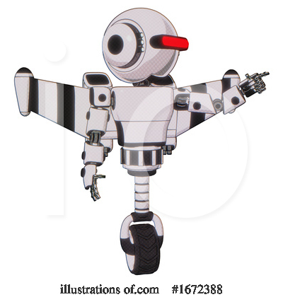 Royalty-Free (RF) Robot Clipart Illustration by Leo Blanchette - Stock Sample #1672388