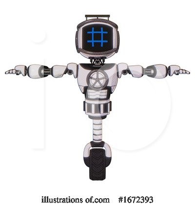 Royalty-Free (RF) Robot Clipart Illustration by Leo Blanchette - Stock Sample #1672393