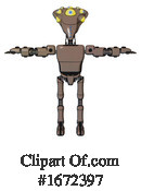 Robot Clipart #1672397 by Leo Blanchette