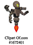 Robot Clipart #1672401 by Leo Blanchette