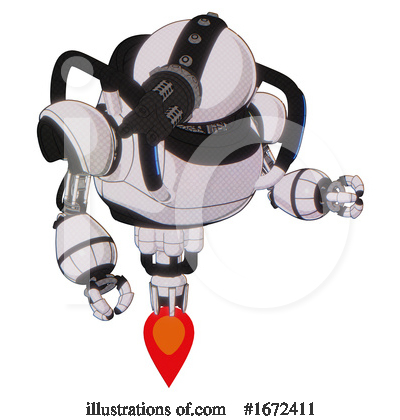 Royalty-Free (RF) Robot Clipart Illustration by Leo Blanchette - Stock Sample #1672411