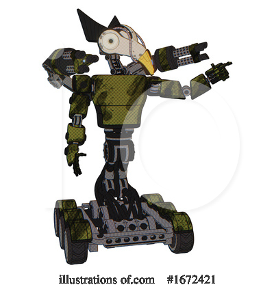 Royalty-Free (RF) Robot Clipart Illustration by Leo Blanchette - Stock Sample #1672421