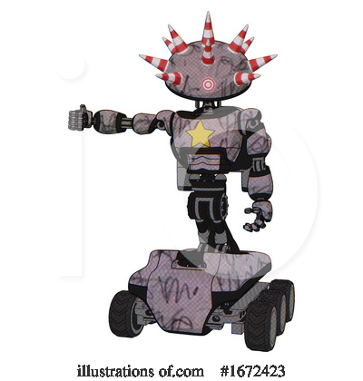 Royalty-Free (RF) Robot Clipart Illustration by Leo Blanchette - Stock Sample #1672423