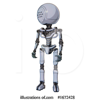 Royalty-Free (RF) Robot Clipart Illustration by Leo Blanchette - Stock Sample #1672428