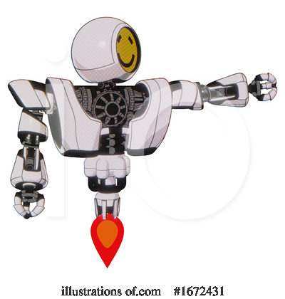 Royalty-Free (RF) Robot Clipart Illustration by Leo Blanchette - Stock Sample #1672431