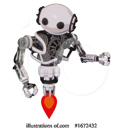 Royalty-Free (RF) Robot Clipart Illustration by Leo Blanchette - Stock Sample #1672432