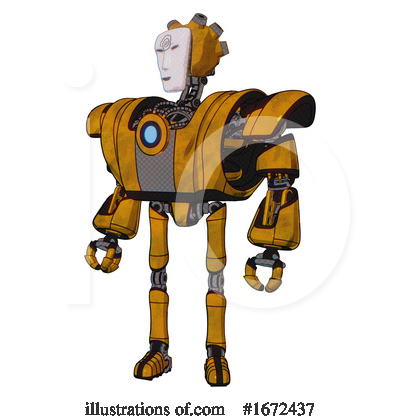 Royalty-Free (RF) Robot Clipart Illustration by Leo Blanchette - Stock Sample #1672437