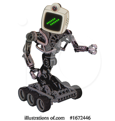 Royalty-Free (RF) Robot Clipart Illustration by Leo Blanchette - Stock Sample #1672446