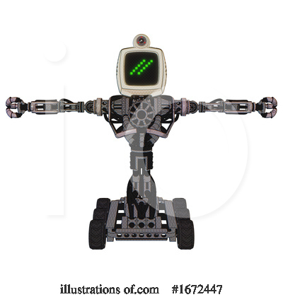 Royalty-Free (RF) Robot Clipart Illustration by Leo Blanchette - Stock Sample #1672447