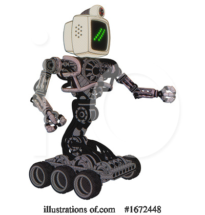Royalty-Free (RF) Robot Clipart Illustration by Leo Blanchette - Stock Sample #1672448