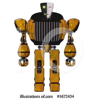 Royalty-Free (RF) Robot Clipart Illustration by Leo Blanchette - Stock Sample #1672454