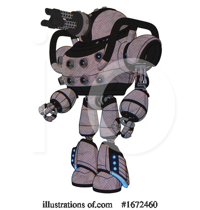 Royalty-Free (RF) Robot Clipart Illustration by Leo Blanchette - Stock Sample #1672460