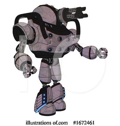 Royalty-Free (RF) Robot Clipart Illustration by Leo Blanchette - Stock Sample #1672461