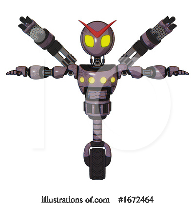 Royalty-Free (RF) Robot Clipart Illustration by Leo Blanchette - Stock Sample #1672464