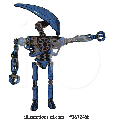 Royalty-Free (RF) Robot Clipart Illustration by Leo Blanchette - Stock Sample #1672468