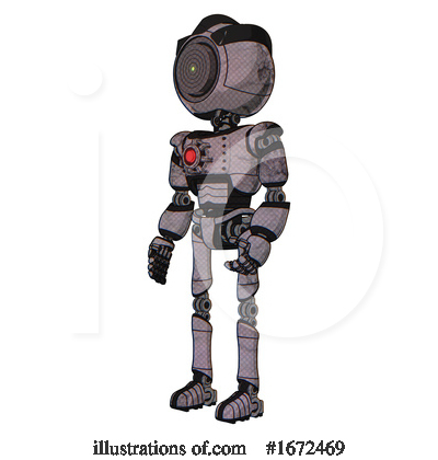 Royalty-Free (RF) Robot Clipart Illustration by Leo Blanchette - Stock Sample #1672469