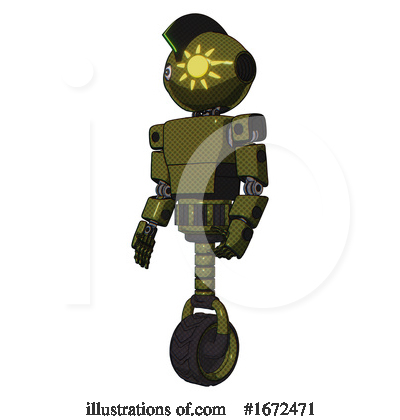 Royalty-Free (RF) Robot Clipart Illustration by Leo Blanchette - Stock Sample #1672471