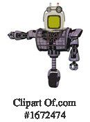 Robot Clipart #1672474 by Leo Blanchette