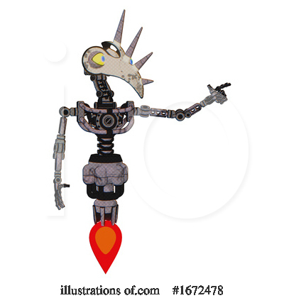 Royalty-Free (RF) Robot Clipart Illustration by Leo Blanchette - Stock Sample #1672478