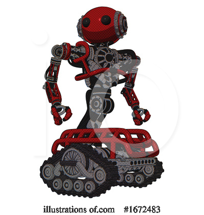 Royalty-Free (RF) Robot Clipart Illustration by Leo Blanchette - Stock Sample #1672483