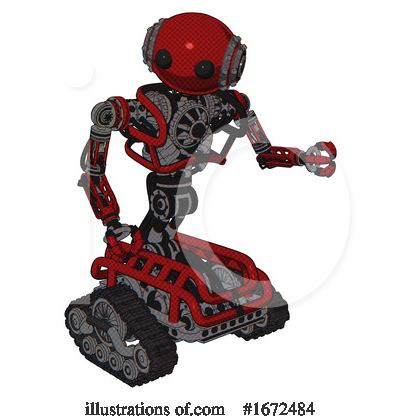 Royalty-Free (RF) Robot Clipart Illustration by Leo Blanchette - Stock Sample #1672484