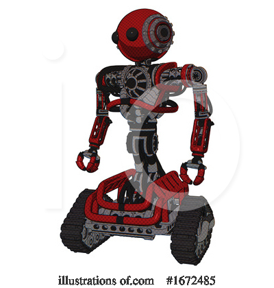 Royalty-Free (RF) Robot Clipart Illustration by Leo Blanchette - Stock Sample #1672485