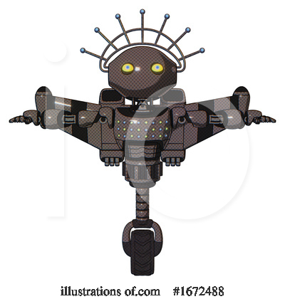 Royalty-Free (RF) Robot Clipart Illustration by Leo Blanchette - Stock Sample #1672488