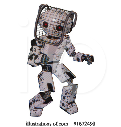 Royalty-Free (RF) Robot Clipart Illustration by Leo Blanchette - Stock Sample #1672490
