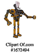 Robot Clipart #1672494 by Leo Blanchette