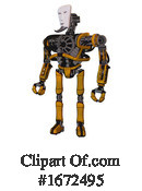 Robot Clipart #1672495 by Leo Blanchette