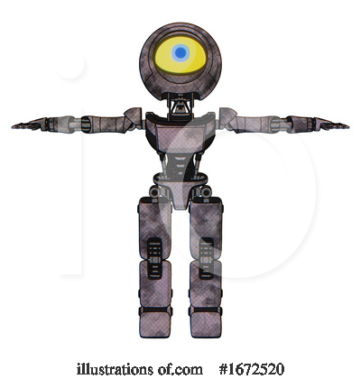 Royalty-Free (RF) Robot Clipart Illustration by Leo Blanchette - Stock Sample #1672520