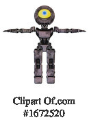 Robot Clipart #1672520 by Leo Blanchette