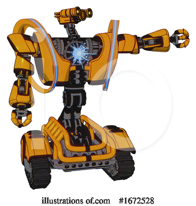 Royalty-Free (RF) Robot Clipart Illustration by Leo Blanchette - Stock Sample #1672528
