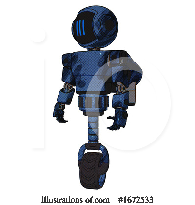 Royalty-Free (RF) Robot Clipart Illustration by Leo Blanchette - Stock Sample #1672533