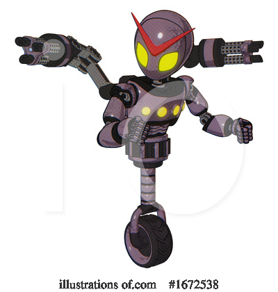 Royalty-Free (RF) Robot Clipart Illustration by Leo Blanchette - Stock Sample #1672538