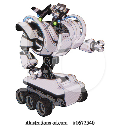 Royalty-Free (RF) Robot Clipart Illustration by Leo Blanchette - Stock Sample #1672540