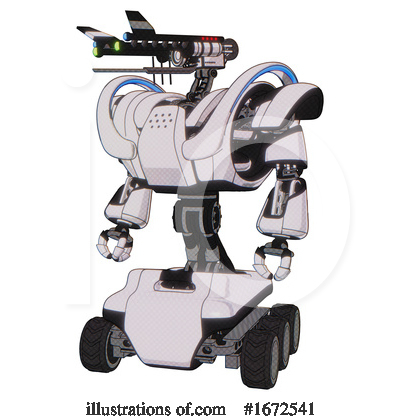 Royalty-Free (RF) Robot Clipart Illustration by Leo Blanchette - Stock Sample #1672541