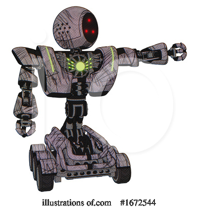 Royalty-Free (RF) Robot Clipart Illustration by Leo Blanchette - Stock Sample #1672544
