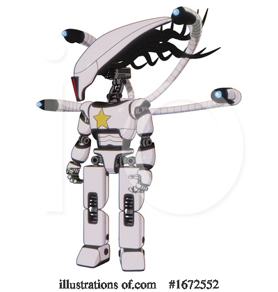 Royalty-Free (RF) Robot Clipart Illustration by Leo Blanchette - Stock Sample #1672552
