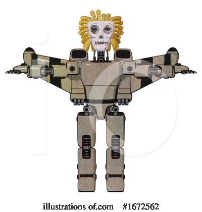 Royalty-Free (RF) Robot Clipart Illustration by Leo Blanchette - Stock Sample #1672562