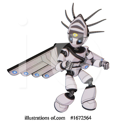 Royalty-Free (RF) Robot Clipart Illustration by Leo Blanchette - Stock Sample #1672564