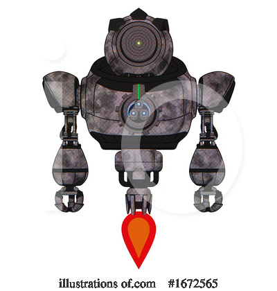 Royalty-Free (RF) Robot Clipart Illustration by Leo Blanchette - Stock Sample #1672565