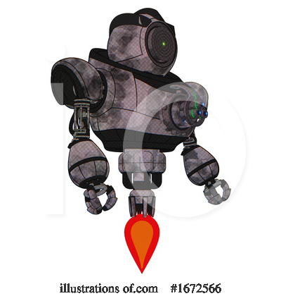 Royalty-Free (RF) Robot Clipart Illustration by Leo Blanchette - Stock Sample #1672566