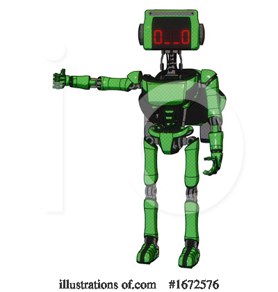 Royalty-Free (RF) Robot Clipart Illustration by Leo Blanchette - Stock Sample #1672576