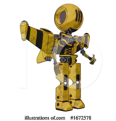 Royalty-Free (RF) Robot Clipart Illustration by Leo Blanchette - Stock Sample #1672578