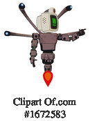 Robot Clipart #1672583 by Leo Blanchette