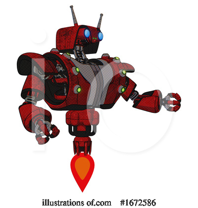 Royalty-Free (RF) Robot Clipart Illustration by Leo Blanchette - Stock Sample #1672586