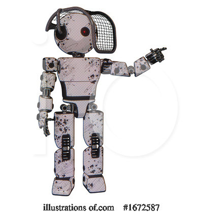 Royalty-Free (RF) Robot Clipart Illustration by Leo Blanchette - Stock Sample #1672587