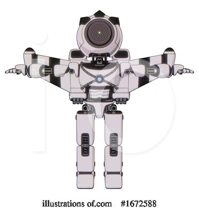 Royalty-Free (RF) Robot Clipart Illustration by Leo Blanchette - Stock Sample #1672588
