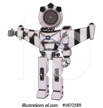 Royalty-Free (RF) Robot Clipart Illustration by Leo Blanchette - Stock Sample #1672589